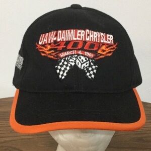 𝅺UAW-DAIMLER CHRYSLER 400 Las Vegas Hat Cap NASCAR